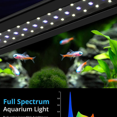 NICREW 18” - 24” AquaLux 24/7 LED Aquarium Light