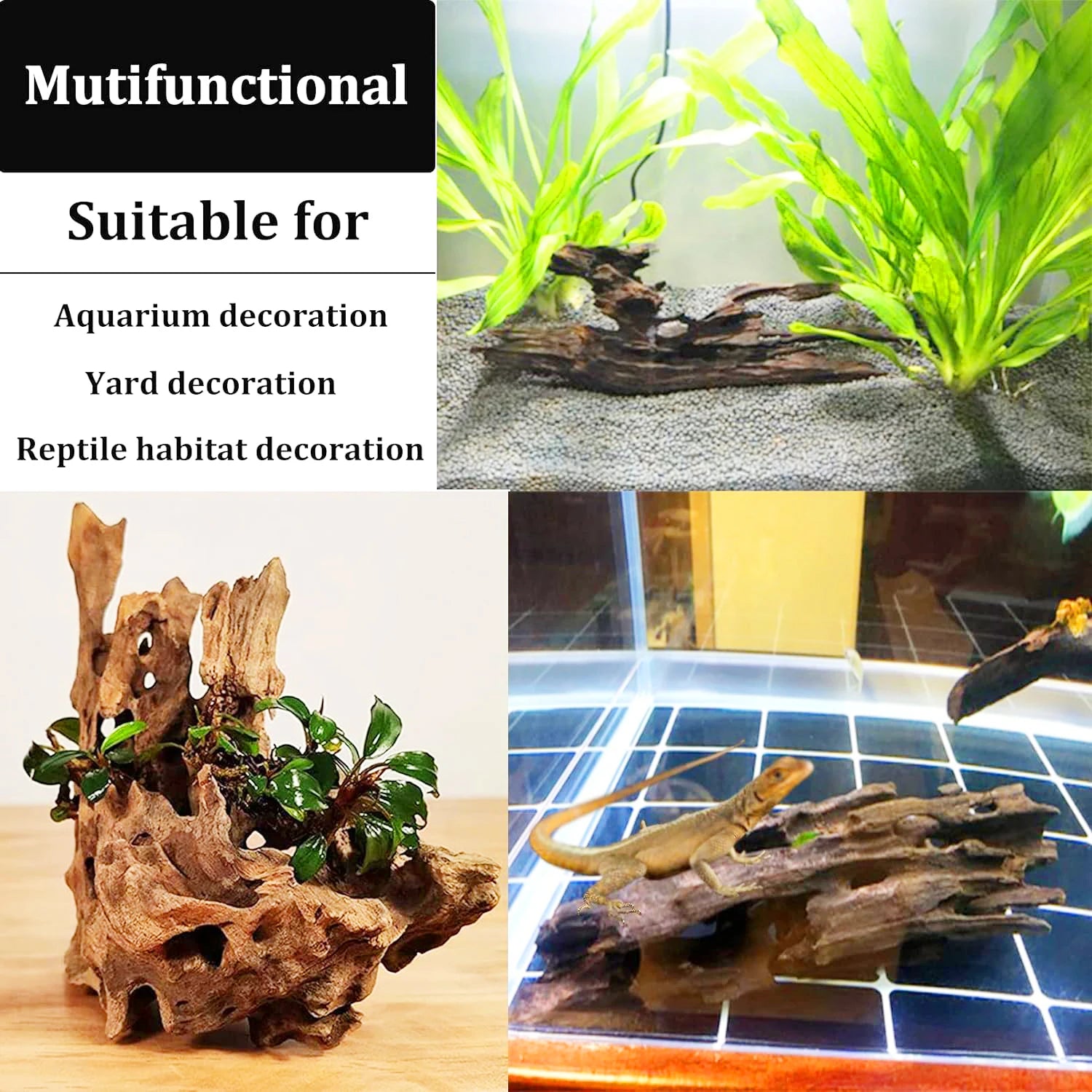 aquarium wood natural large driftwood Fish tank Shrimp wood Fish rest hole Fish Tank Drift wood Tree Trunk Drift wood Aquarium